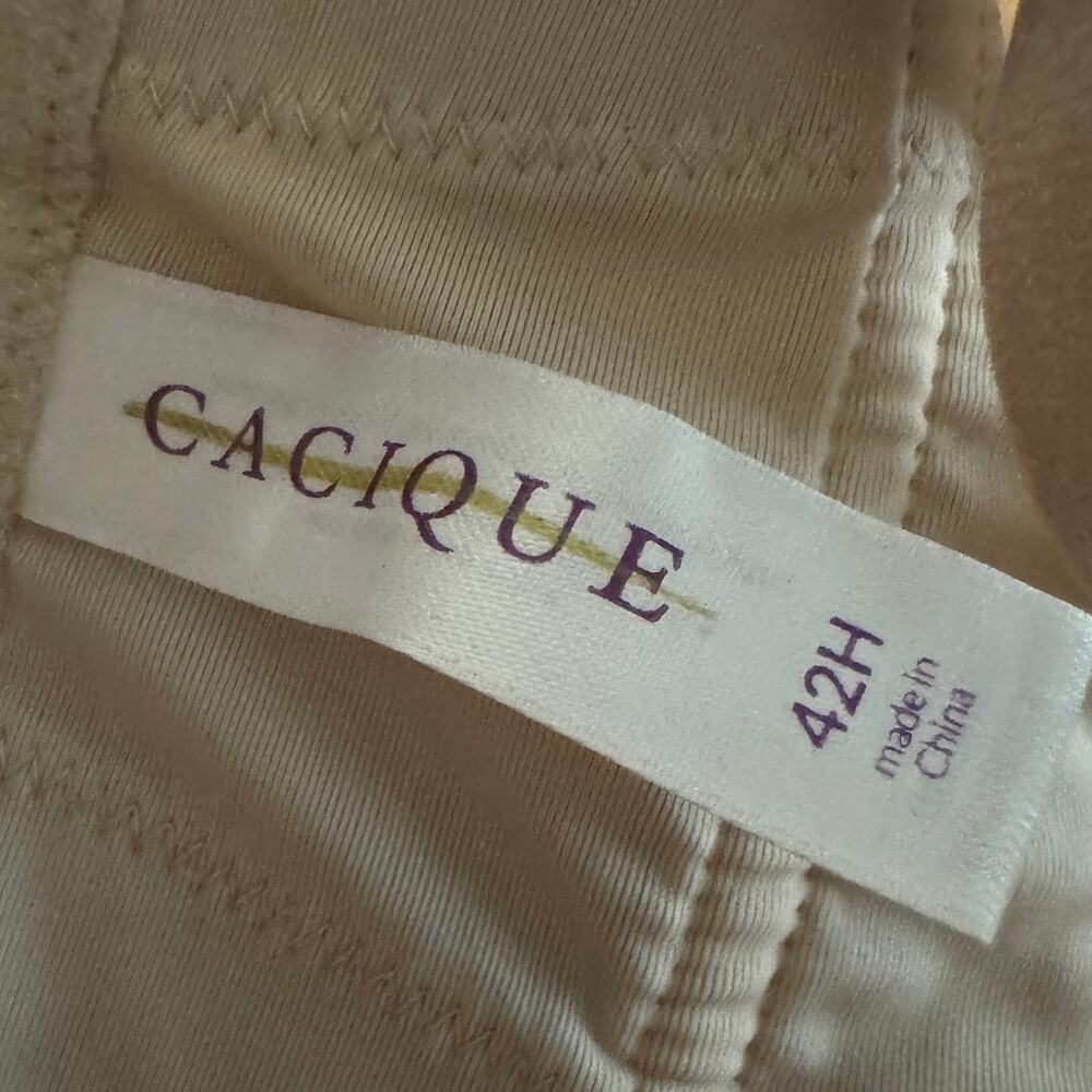 Cacique Solid Beige Tan Lightly Lined Multi-Way S… - image 7